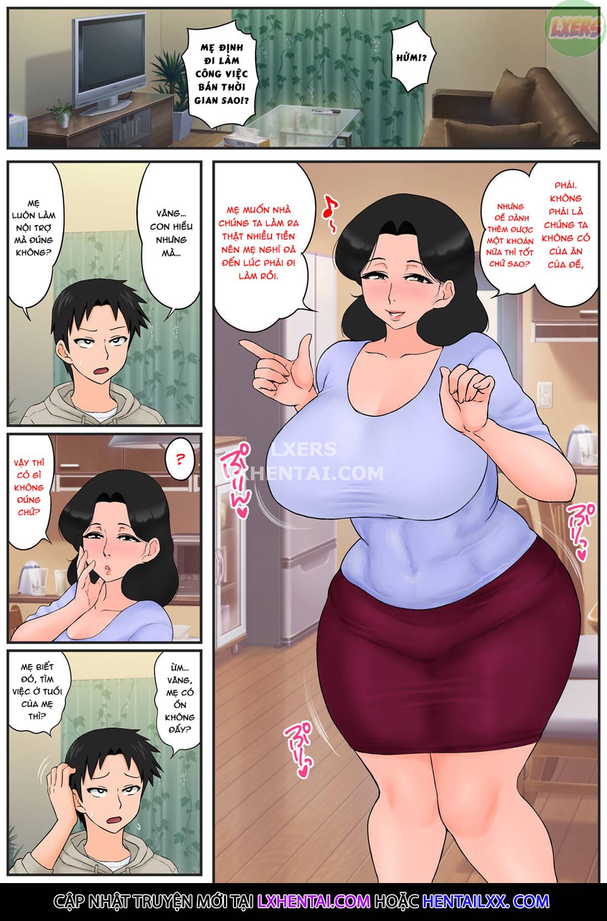 Hình ảnh 5 trong It Seems My Mom Is Getting Sexually Harassed At Work - One Shot - Hentaimanhwa.net