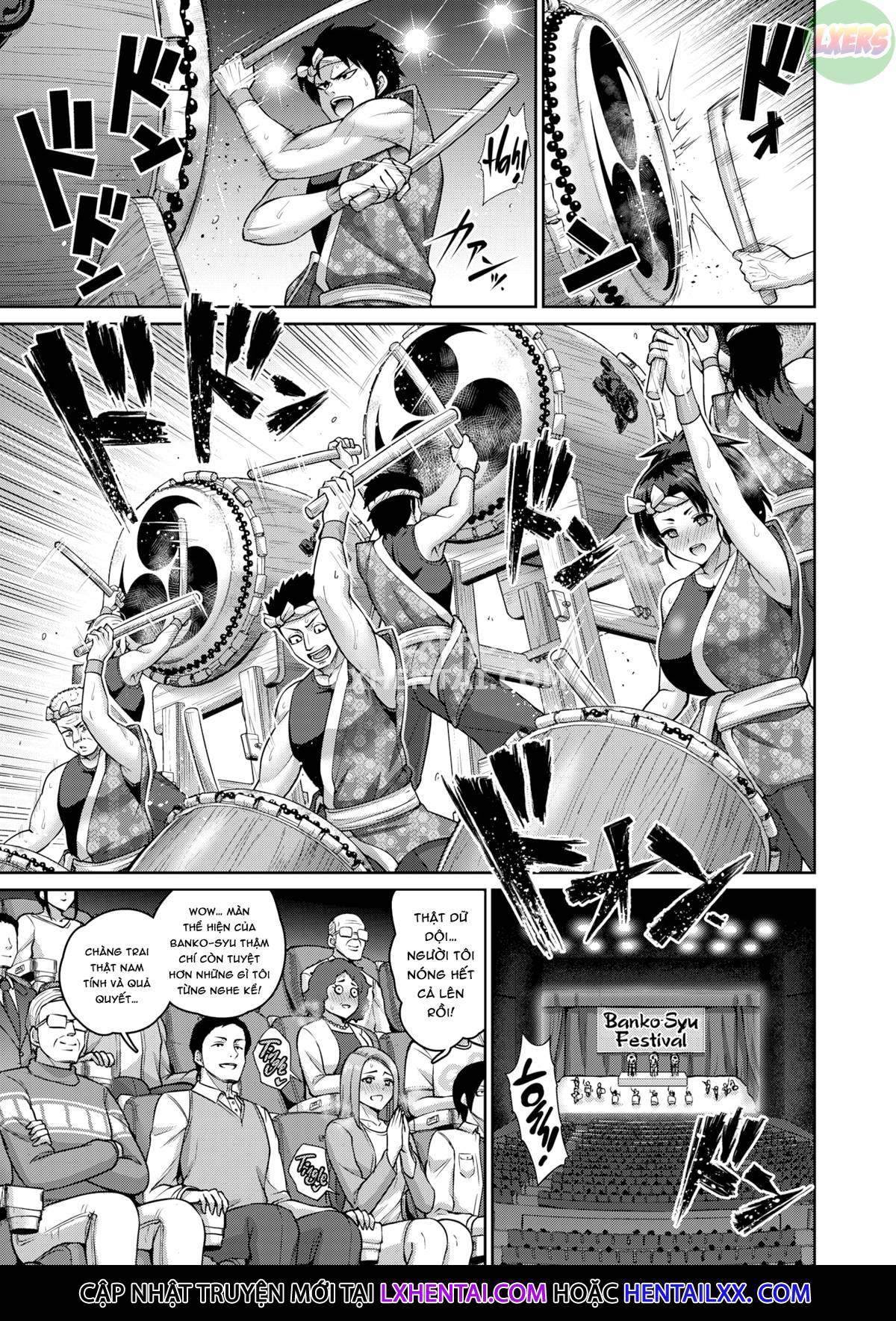 Xem ảnh 24 trong truyện hentai Man's Soul Roars! Giant Boobs Drum - One Shot - Truyenhentai18.net