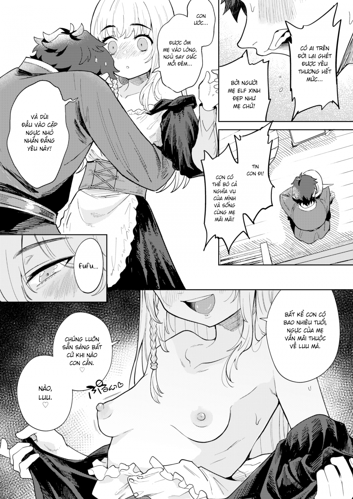 Xem ảnh 10 trong truyện hentai My Elven Foster Mom Loves Me So Much That She Won't Let Me Go On Adventures - One Shot - truyenhentai18.pro
