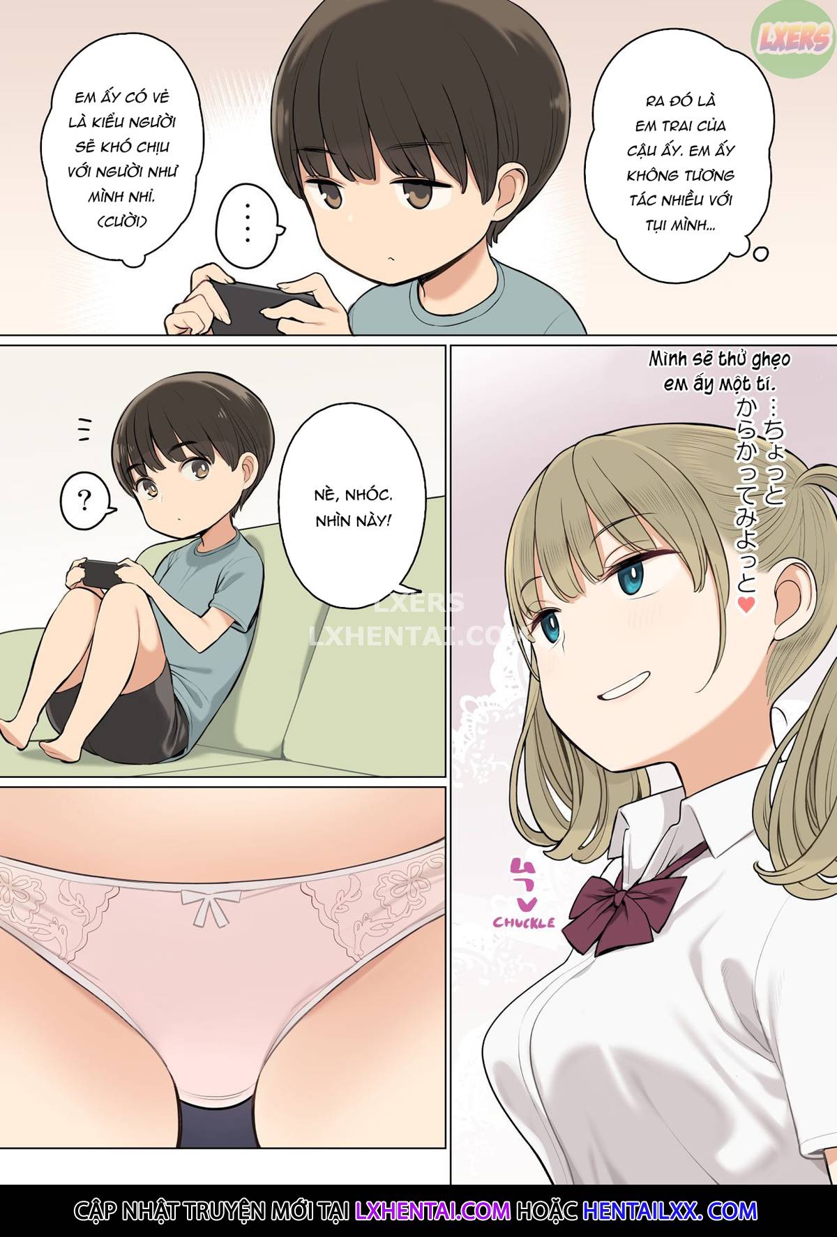 Xem ảnh 6 trong truyện hentai My Older Sister’s Friends Are Nothing But Lewd Girls - One Shot - truyenhentai18.pro