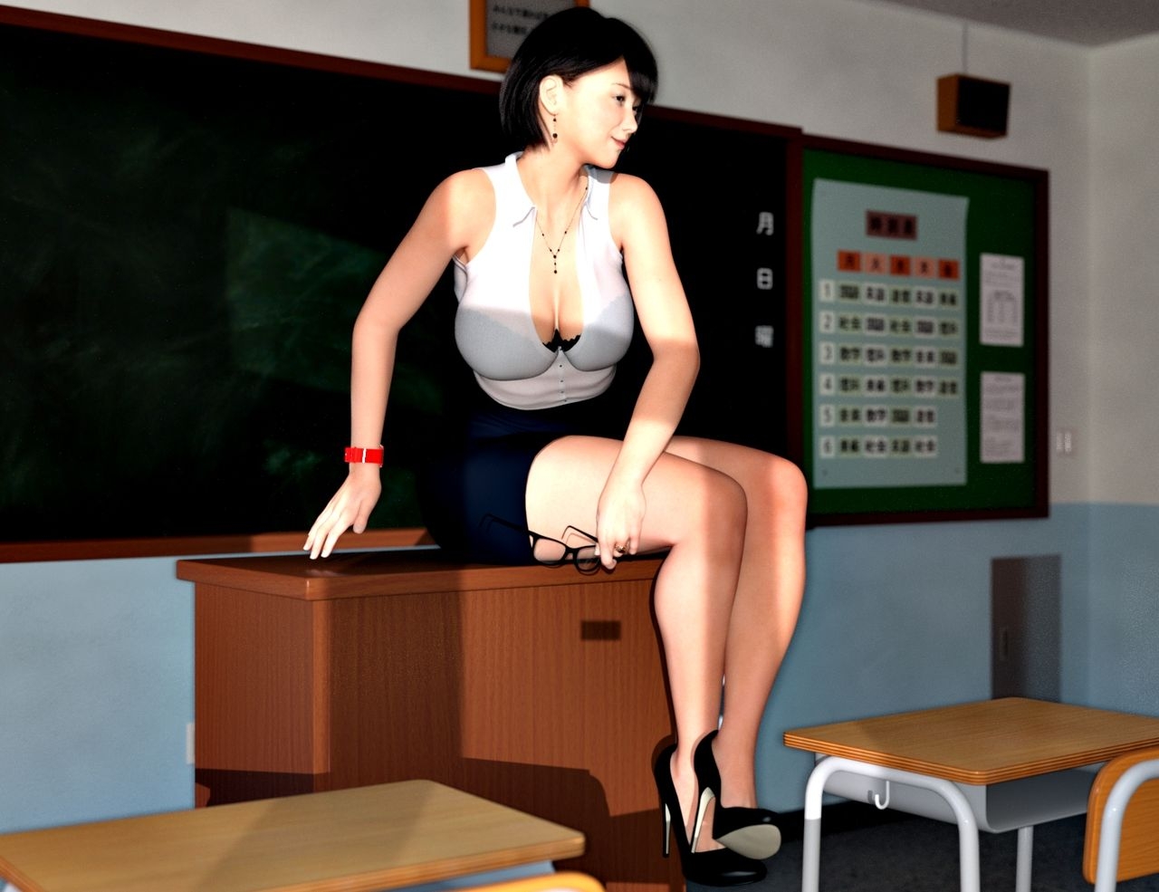 Xem ảnh Bài Học Sex 18+ Đầu Đời Từ Hiếp Dâm Cô Giáo (Hentai 3D) - Chapter 1 - 1627051609726_0 - Hentai24h.Tv