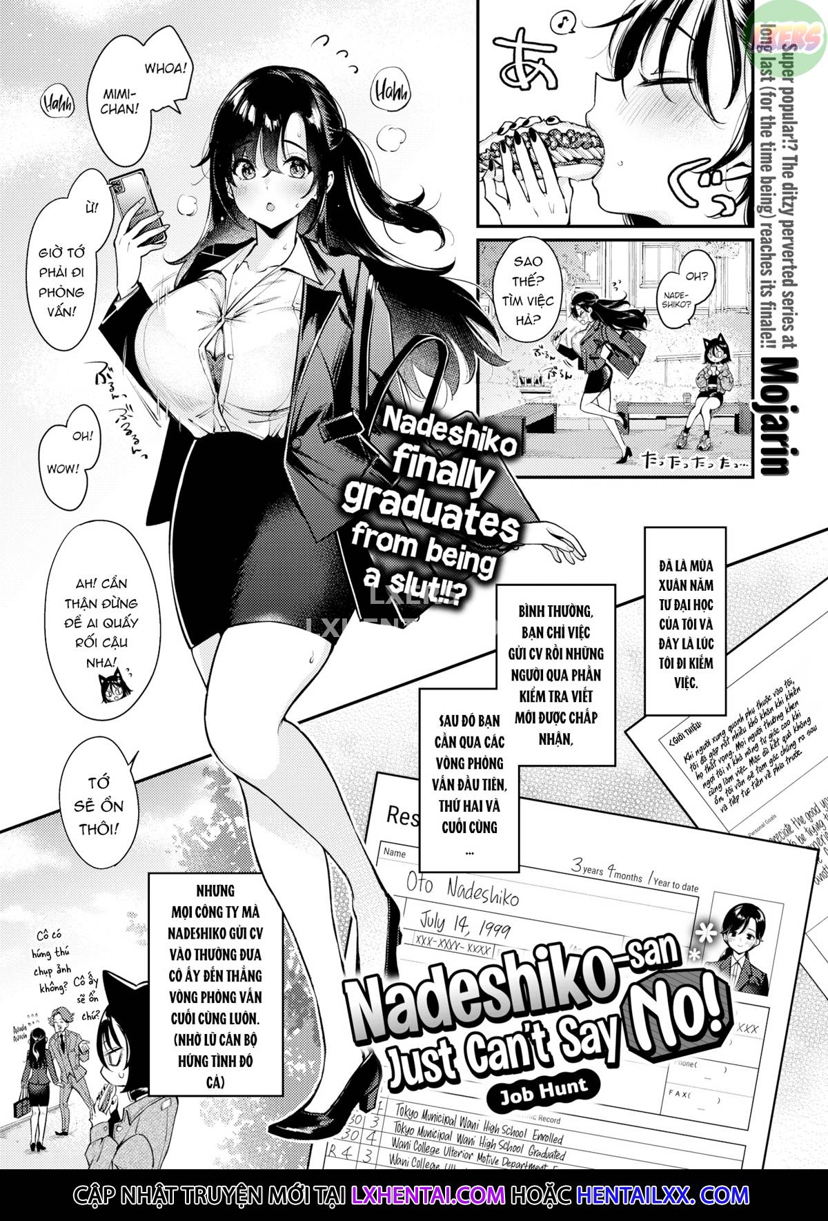 Xem ảnh 4 trong truyện hentai Nadeshiko-san Just Can't Say No! ~Job Hunt - One Shot - truyenhentai18.pro