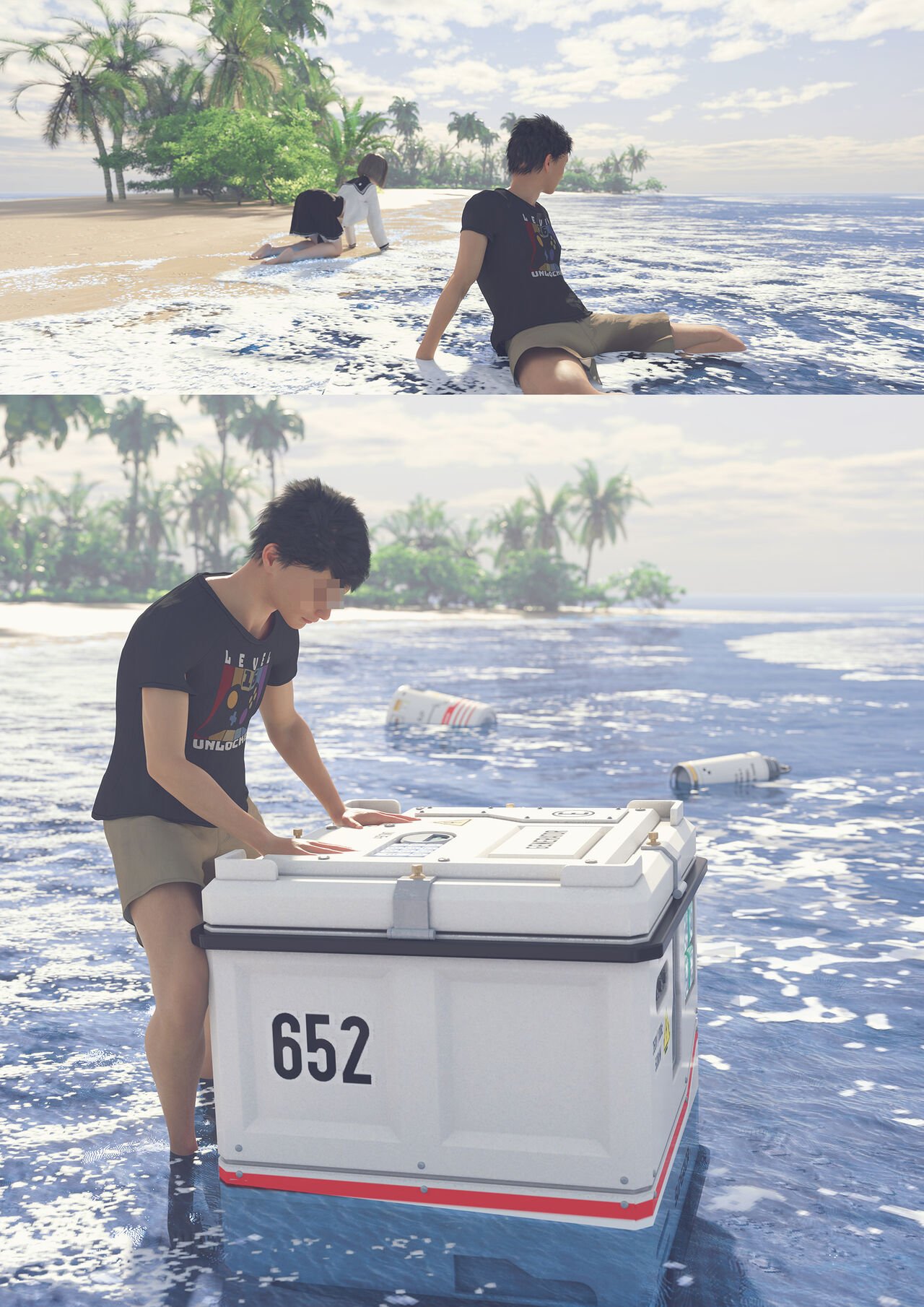 Xem ảnh Hentai 3D Đẹp Anh Trai Quấy Rối Tình Dục Tôi Trên Đảo Hoang - One Shot - 0 - Truyenhentaiz.net