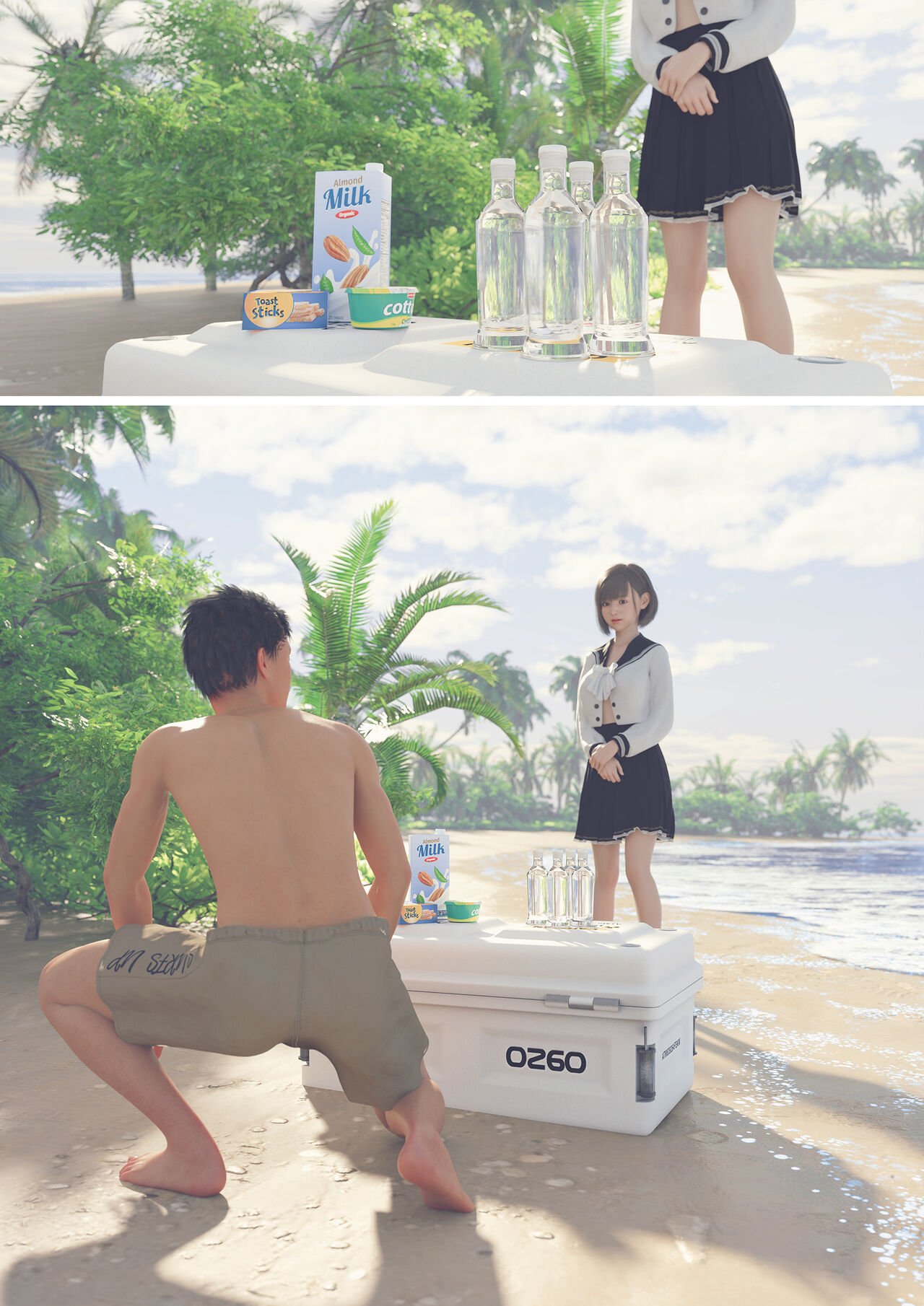Xem ảnh 1 trong truyện hentai Hentai 3D Đẹp Anh Trai Quấy Rối Tình Dục Tôi Trên Đảo Hoang - One Shot - truyenhentai18.pro