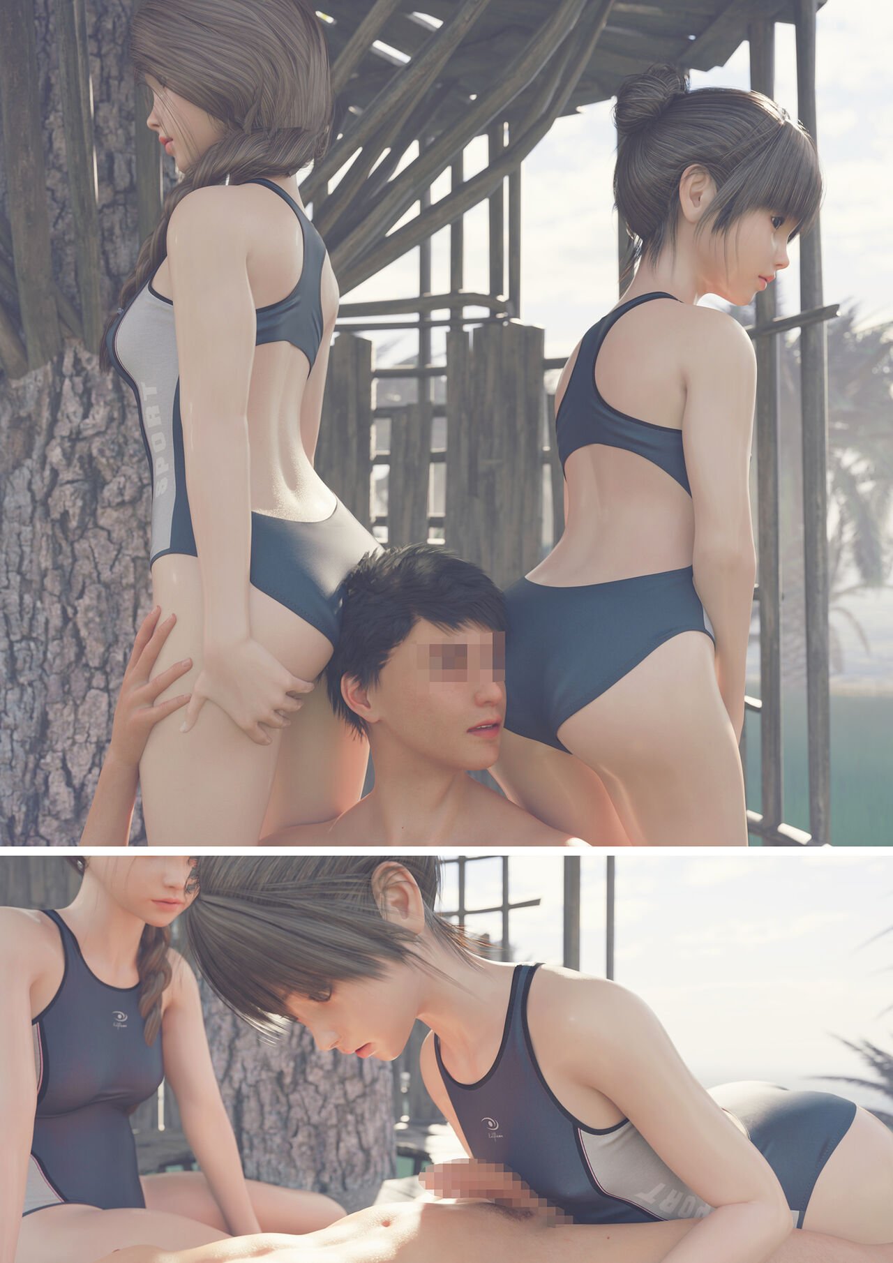 Xem ảnh 56 trong truyện hentai Hentai 3D Đẹp Anh Trai Quấy Rối Tình Dục Tôi Trên Đảo Hoang - One Shot - truyenhentai18.pro