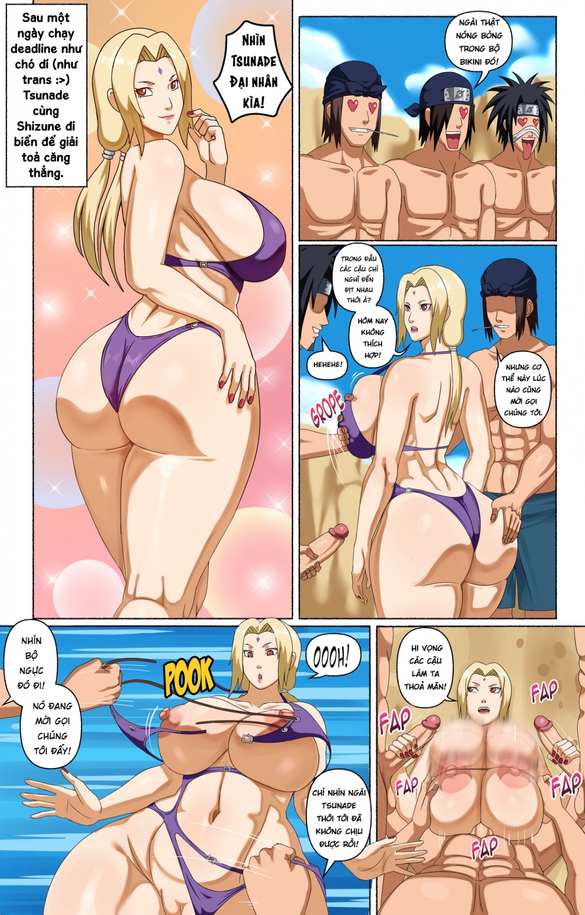 Xem ảnh Tsunade And Her Assistants - One Shot - 1650452278488_0 - Hentai24h.Tv