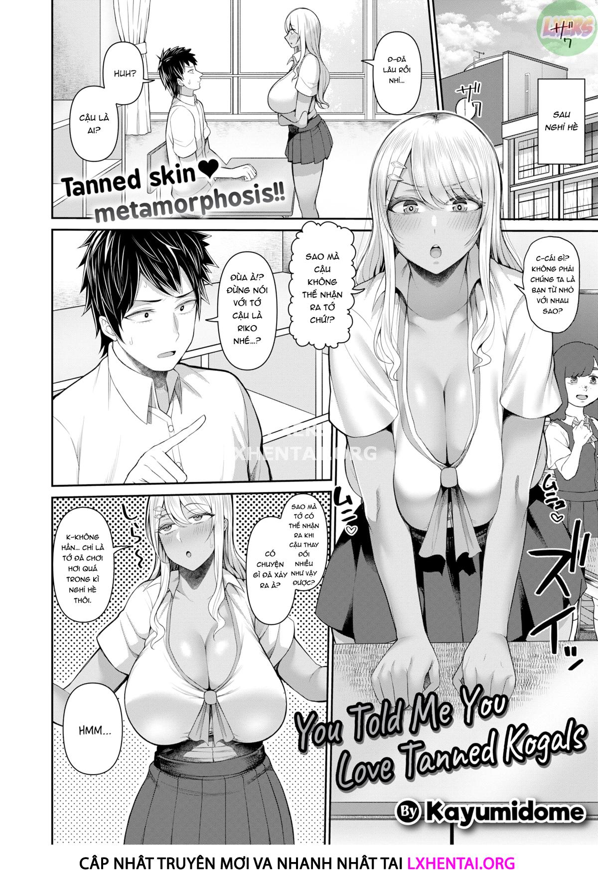Xem ảnh 4 trong truyện hentai You Told Me You Loved Tanned Kogals - One Shot - truyenhentai18.pro